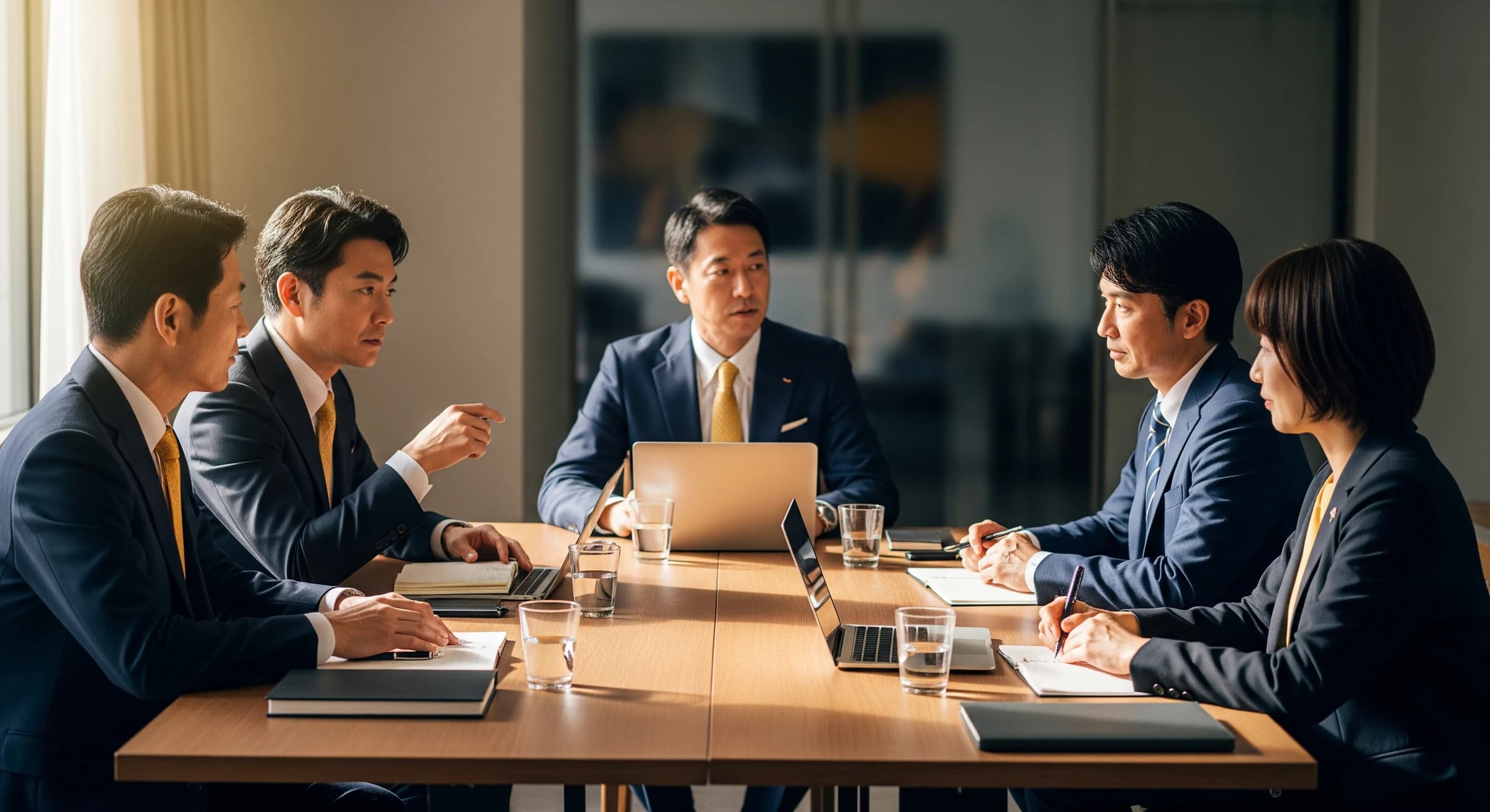 会員サイトの学びをもとに議論する社長たち